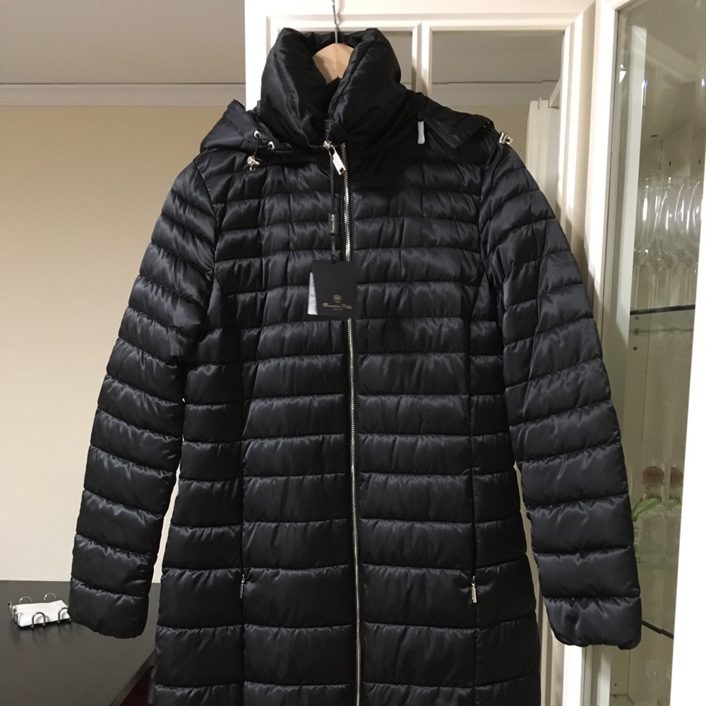 ⭐️Long Massimo Dutti hooded coat ⭐️ Size M ⭐️